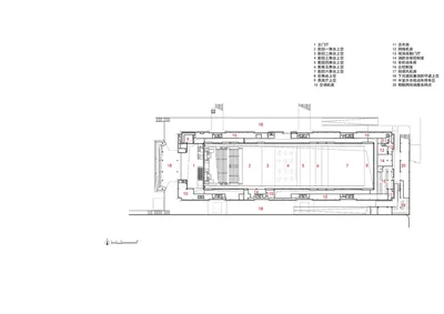 Музей культуры и искусства Шэньси — 09 plan mezzanine