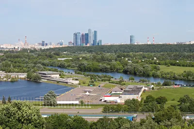 Трибуна гребного канала — Krylatsky Hills 2010-06-06 2