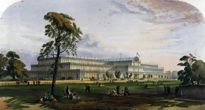 Хрустальный дворец — Crystal Palace from the northeast from Dickinson's Comprehensive Pictu