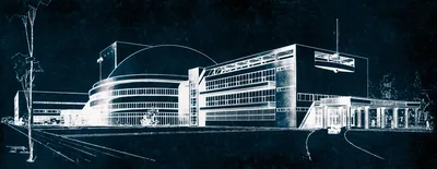 Новосибирский театр оперы и балета — 10 perspective 1931 blueprint