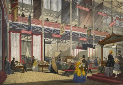 Хрустальный дворец — Cotton, carriages, etc - Dickinson's comprehensive pictures of the Gre