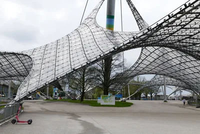 Олимпийский парк в Мюнхене — Olympiastadion Zeltdach