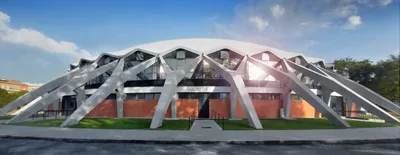 Шерстяная фабрика Гатти — Palazzetto dello Sport di Pier Luigi Nervi a Roma 01