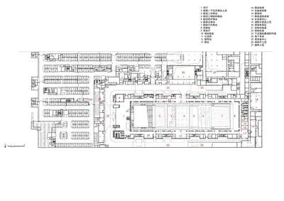 Музей культуры и искусства Шэньси — 08 plan basement
