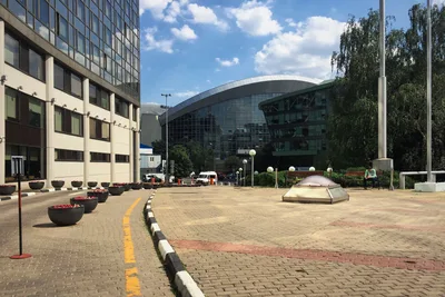 СК «Олимпийский» — Moscow, Azimut Olympic hotel (31440525456)