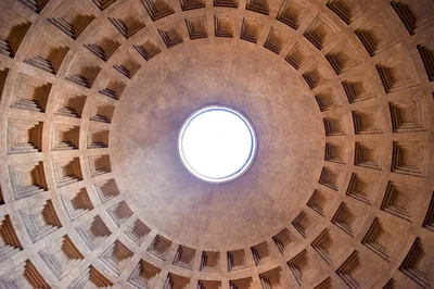 Пантеон — Dome Interior of the Pantheon, Rome